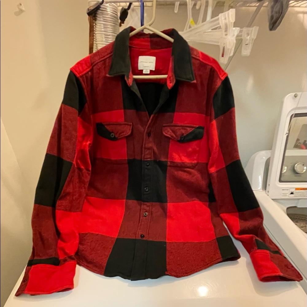 Heavier material flannel, AE